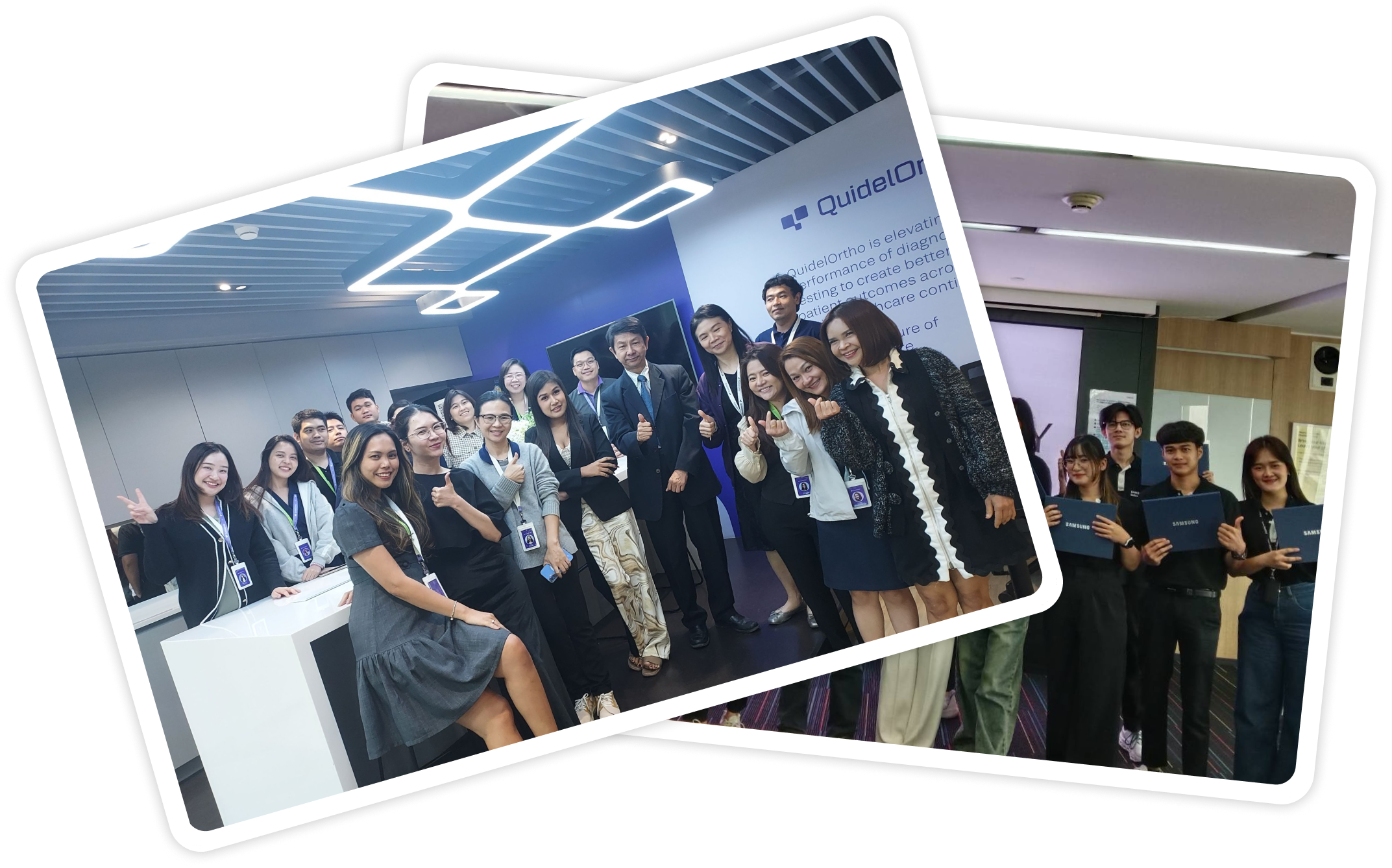 ทีมกำลังร่วมกันทำกิจกรรม