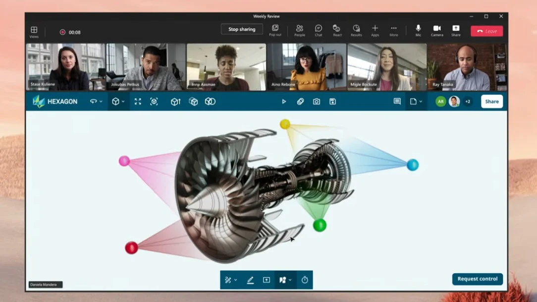 Microsoft Teams โชว์ฟีเจอร์ Live Share ประชุมไป แก้เอกสารด้วยกันไป ปั้นโมเดล 3D ด้วยกันได้