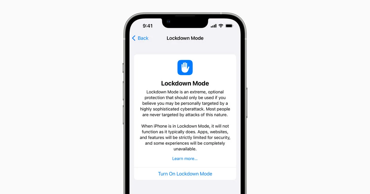 Apple เพิ่ม Lockdown Mode ใน iOS 16 เน้นความปลอดภัยขั้นสูงสุด