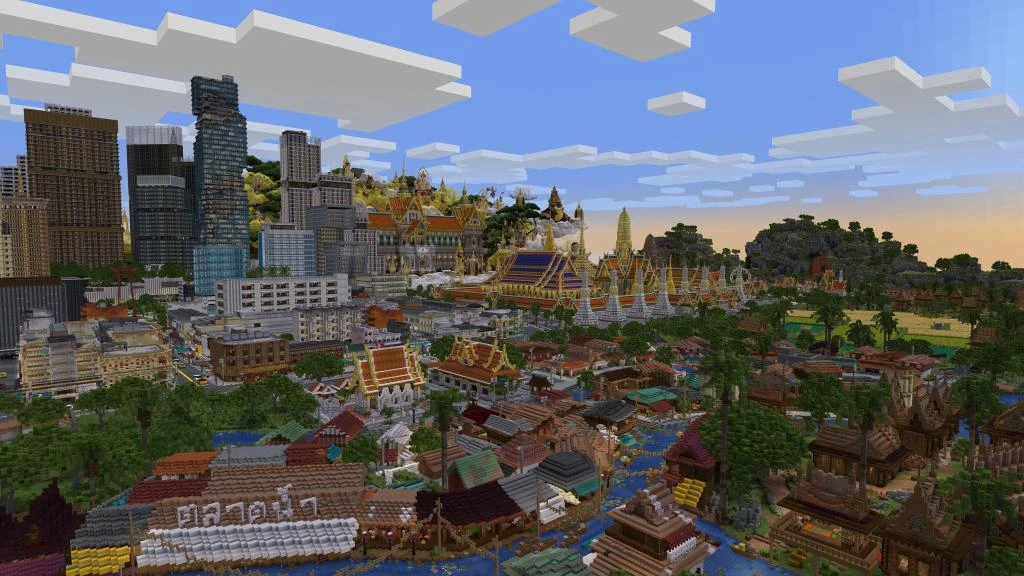 สุดยอดดีเทล! ทีมไทยพาทัวร์ 8 โซน “ประเทศไทย” ใน Minecraft “ตลาดน้ำ-พระบรมมหาราชวัง” ที่ MrBeast พลาดโอกาสเห็นในคลิป
