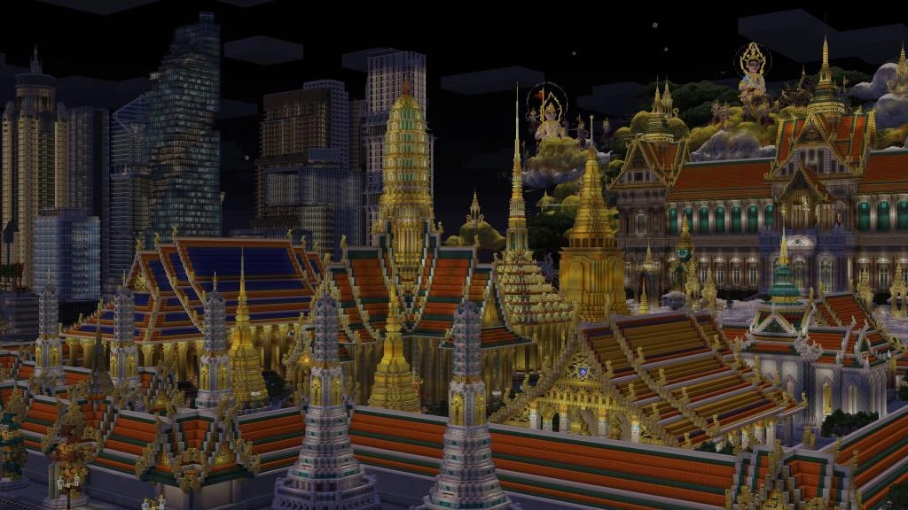 สุดยอดดีเทล! ทีมไทยพาทัวร์ 8 โซน "ประเทศไทย" ใน Minecraft "ตลาดน้ำ-พระบรมมหาราชวัง" ที่ MrBeast พลาดโอกาสเห็นในคลิป