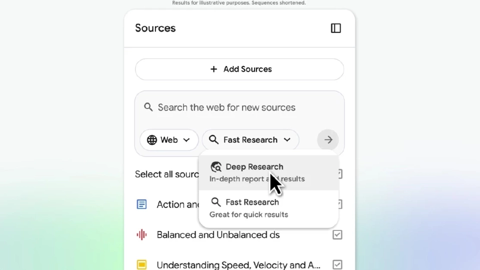 NotebookLM อัปเดตใหม่! สั่ง AI ช่วยสืบค้นข้อมูลเว็บ-สรุปไฟล์ Word และ Excel