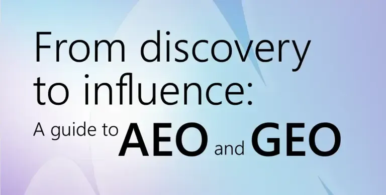 Microsoft เปิดคู่มือ AEO GEO กลยุทธ์การตลาดยุค AI ที่ไม่นับ traffic อีกต่อไป