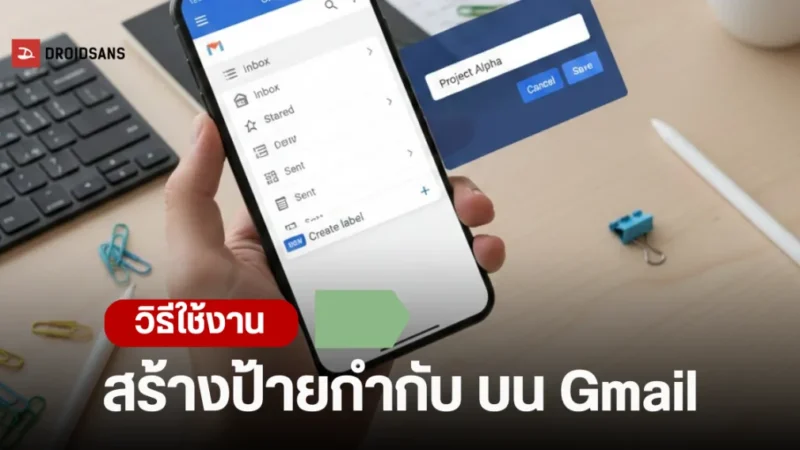 สิ้นสุดการรอคอย Gmail บน Android สร้าง Label (ป้ายกำกับ) ใหม่ ได้แล้ว